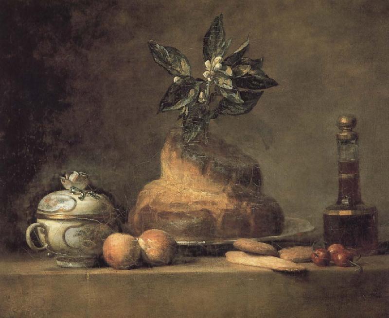 Jean Baptiste Simeon Chardin There is the still-life pastry cream China oil painting art